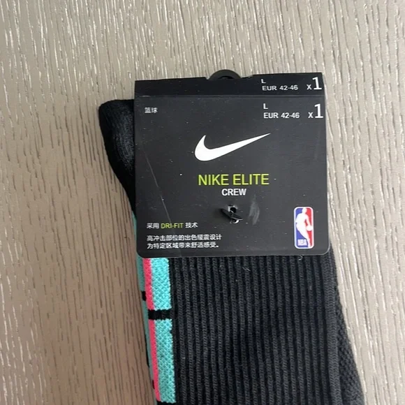 Nike DRI-FIT Elite NBA Basketball Socks Full Length US 8 - 12 Large - Picture 3 of 4